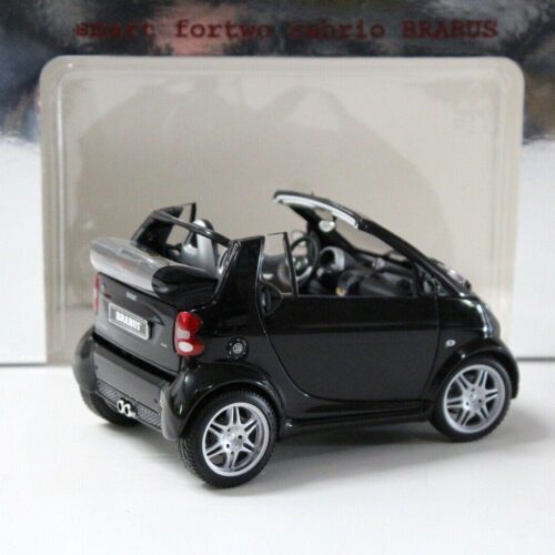 1:18 Kyosho Smart Fortwo Cabrio Brabus black DEALER VERSION