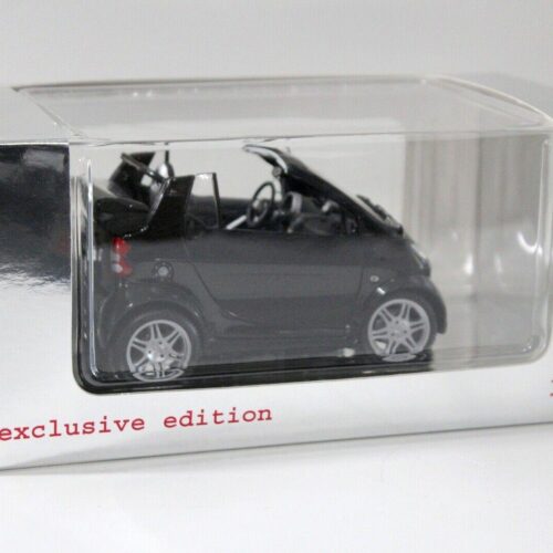 1:18 Kyosho Smart Fortwo Cabrio Brabus black DEALER VERSION