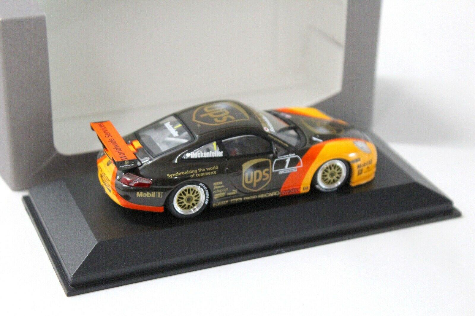 1:43 Minichamps Porsche 911 996 GT3 CUP UPS #1 DEALER VERSION