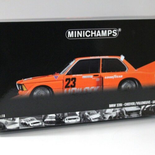 1:18 Minichamps BMW 320i Cheever/Villeneuve 6H Mosport #23
