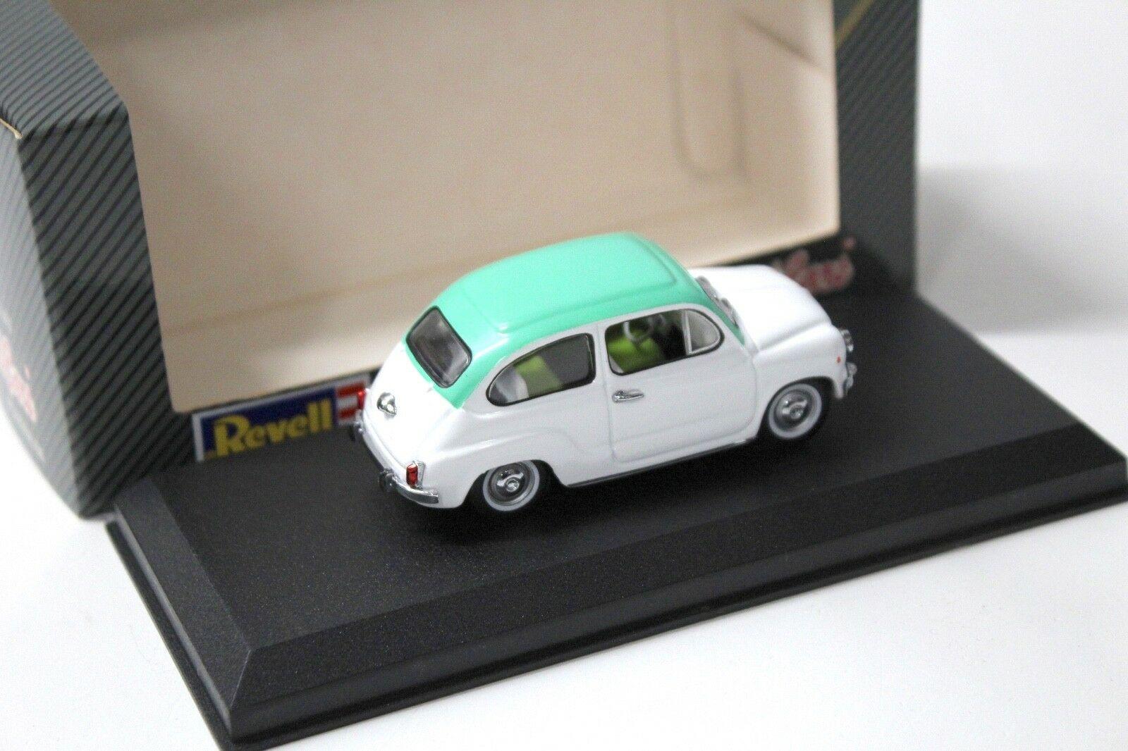 1:43 Detail Cars Fiat 600D white/green