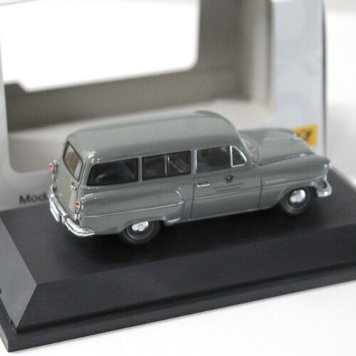 1:43 Schuco Opel Olympia Caravan Deutsche Bundespost grey