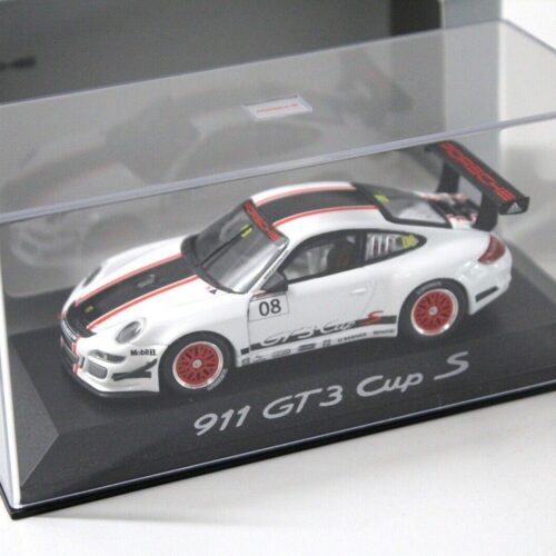 1:43 Minichamps Porsche 911 997 GT3 CUP S #08 white DEALER VERSION
