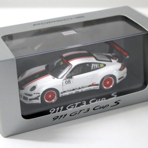 1:43 Minichamps Porsche 911 997 GT3 CUP S #08 white DEALER VERSION