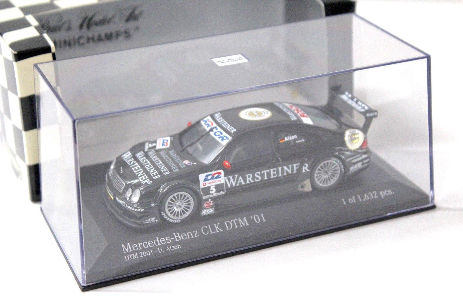 1:43 Minichamps Mercedes CLK DTM 2001 U.Alzen #5 WARSTEINER