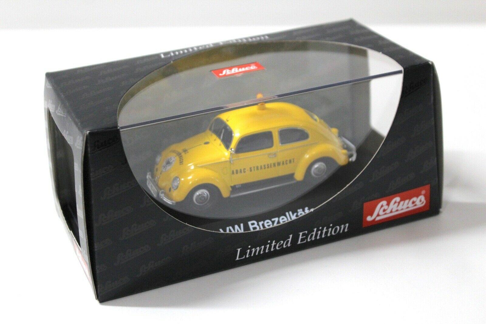 1:43 Schuco VW Brezelkäfer "ADAC" yellow
