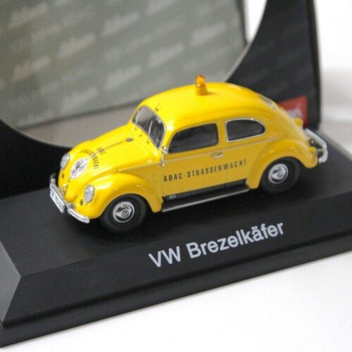 1:43 Schuco VW Brezelkäfer "ADAC" yellow