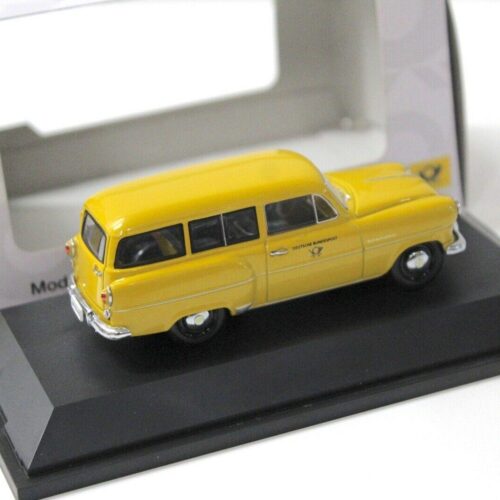 1:43 Schuco Opel Olympia Caravan Deutsche POST yellow