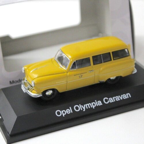 1:43 Schuco Opel Olympia Caravan Deutsche POST yellow