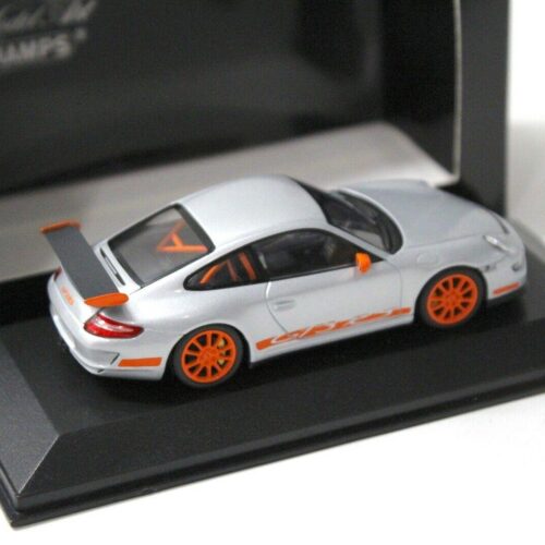 1:43 Minichamps Porsche 911 997 GT3 RS silver/ orange