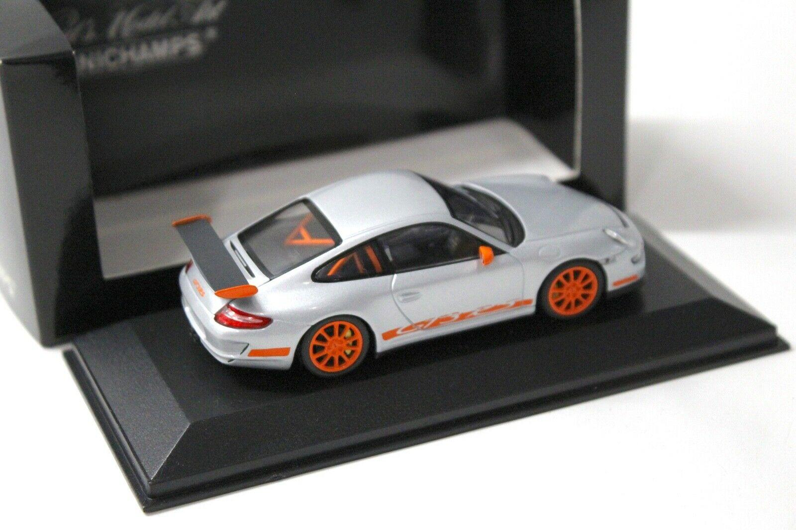 1:43 Minichamps Porsche 911 997 GT3 RS silver/ orange