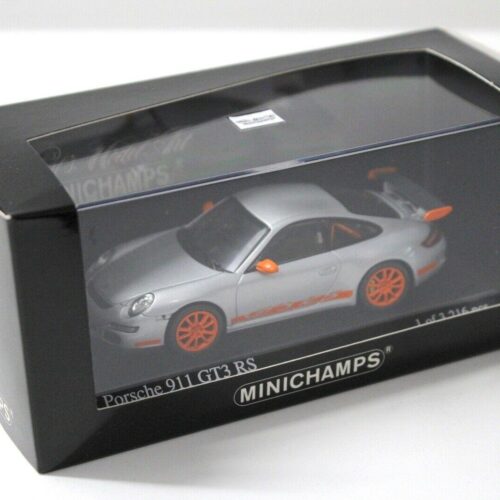 1:43 Minichamps Porsche 911 997 GT3 RS silver/ orange