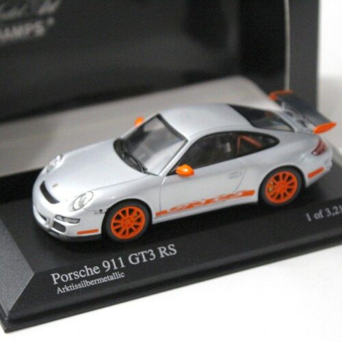 1:43 Minichamps Porsche 911 997 GT3 RS silver/ orange
