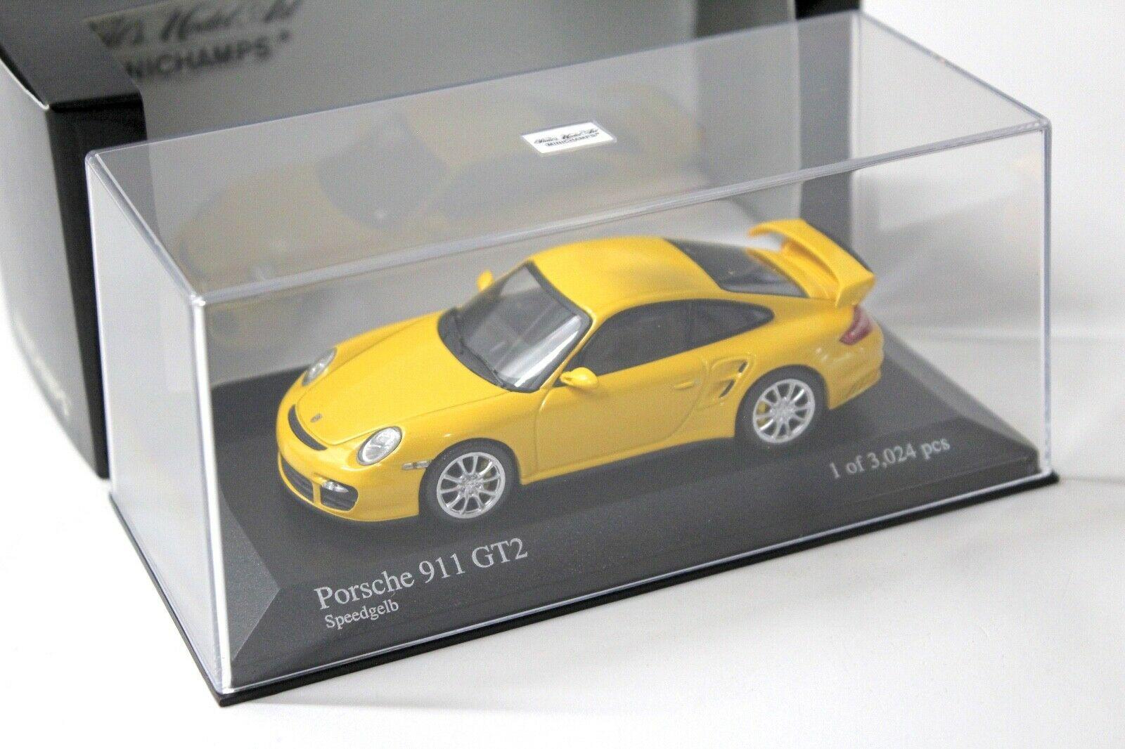 1:43 Minichamps Porsche 911 997 GT2 Speed yellow