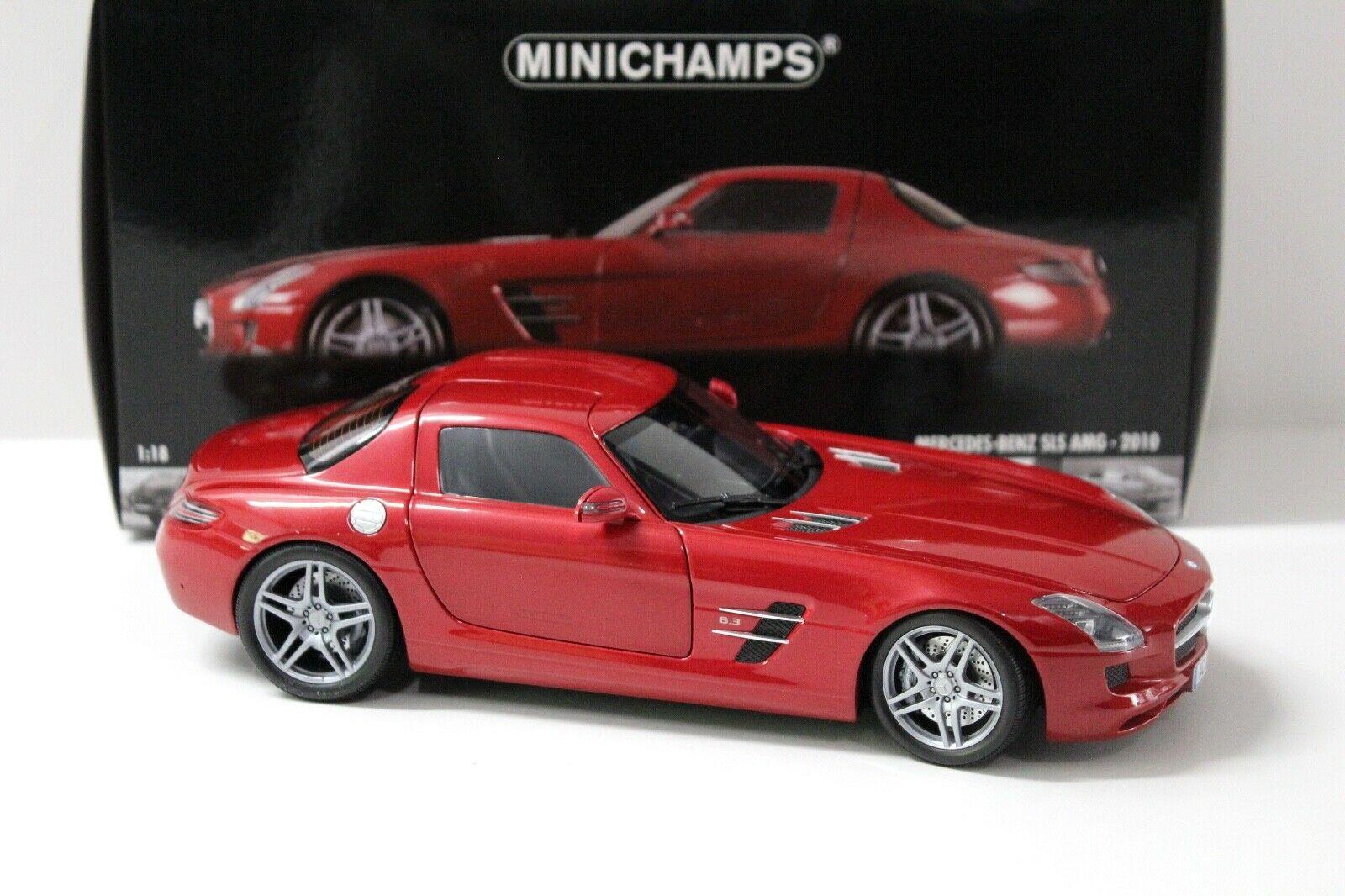 1:18 Minichamps Mercedes SLS AMG Coupe red 2010