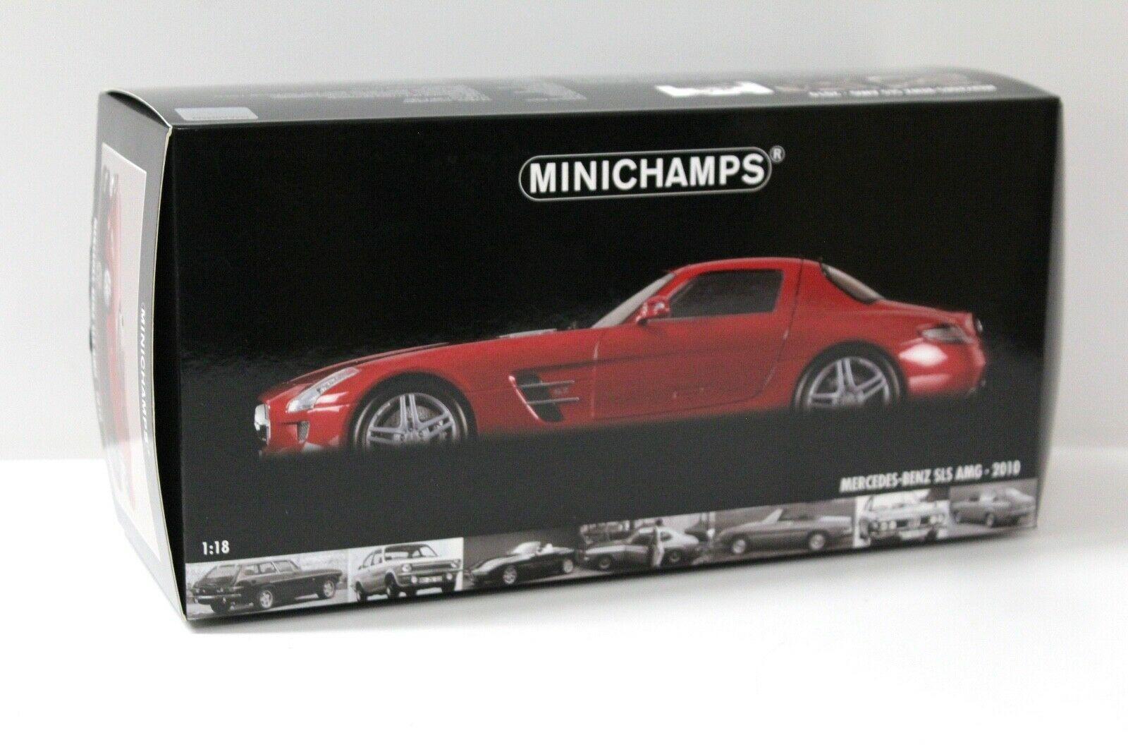 1:18 Minichamps Mercedes SLS AMG Coupe red 2010