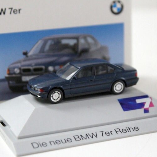 1:87 Herpa BMW 7er 7 Series E38 Limousine blue DEALER VERSION