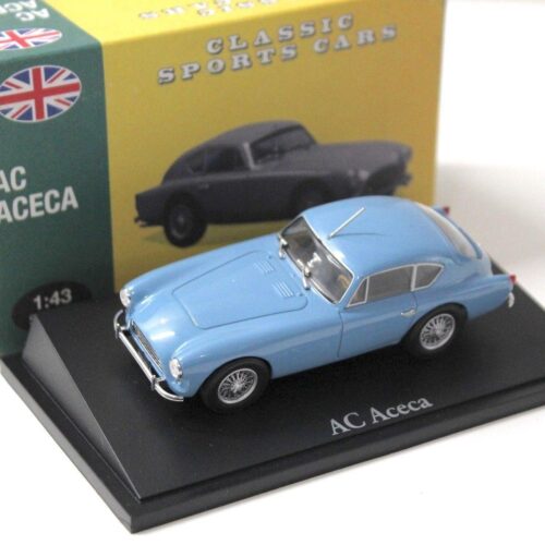 1:43 Atlas By Norev AC Aceca blue Classic Sport Cars blue