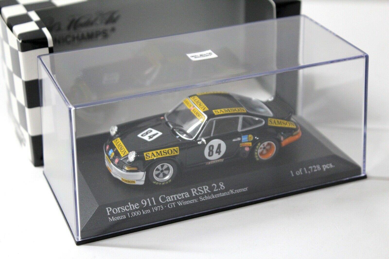 1:43 Minichamps Porsche 911 Carrera RSR 2.8 Monza #84 black