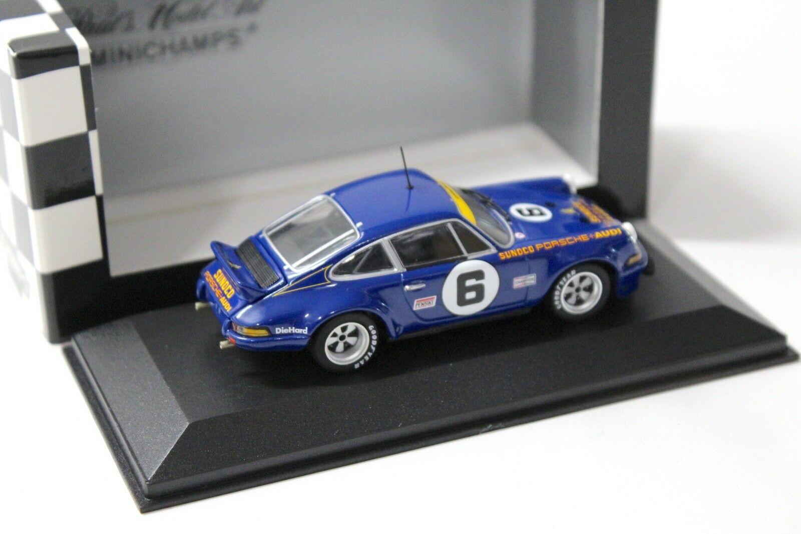 1:43 Minichamps Porsche 911 Carrera RSR 2.8 Sunoco #6 blue