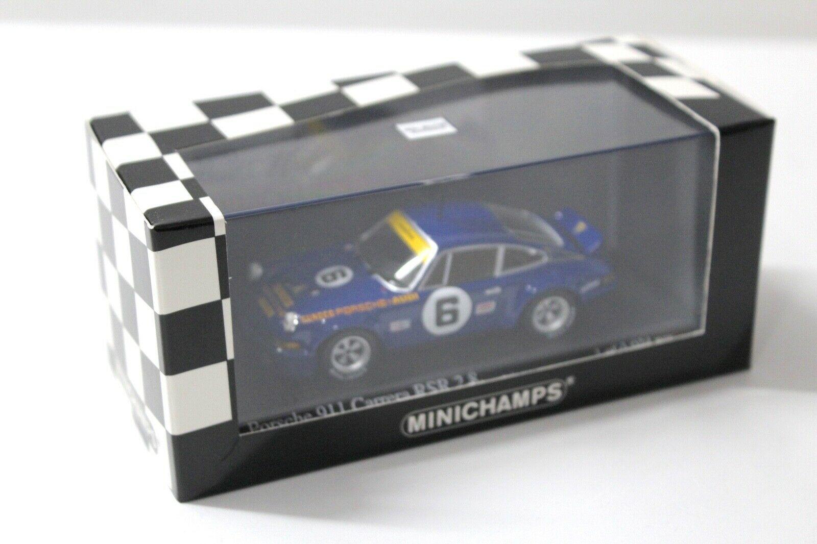 1:43 Minichamps Porsche 911 Carrera RSR 2.8 Sunoco #6 blue