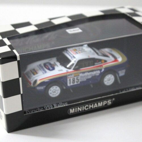 1:43 Minichamps Porsche 959 Rallye Paris Dakar #185