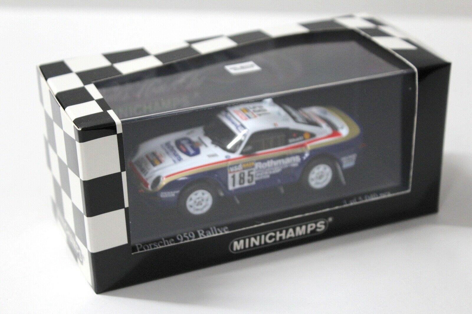 1:43 Minichamps Porsche 959 Rallye Paris Dakar #185