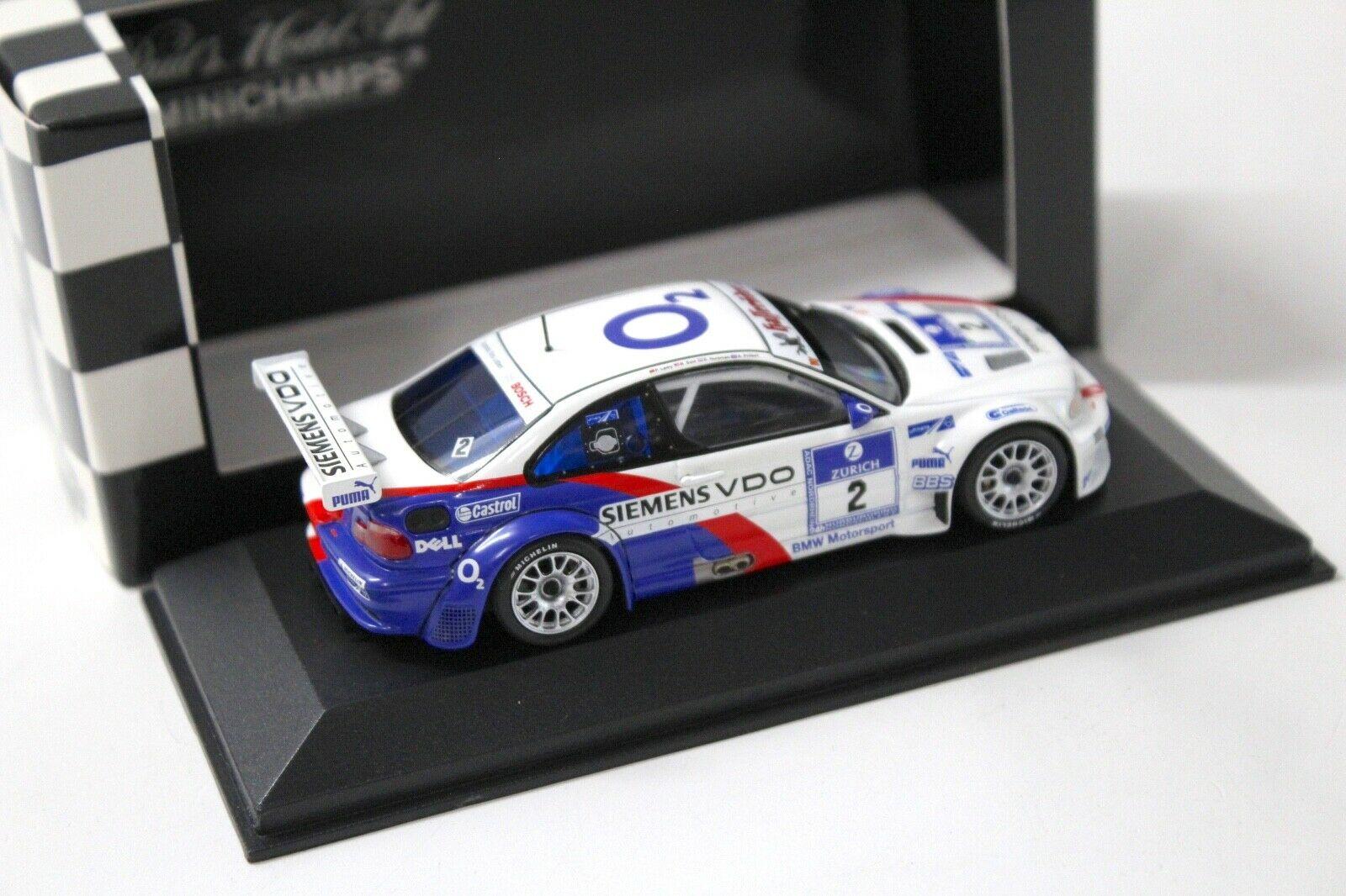 1:43 Minichamps BMW M3 GTR ADAC 24h 2005 Lamy #2
