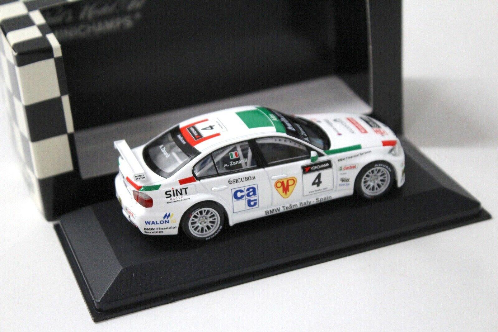 1:43 Minichamps BMW 320si WTCC 2006 Winner Istanbul #4