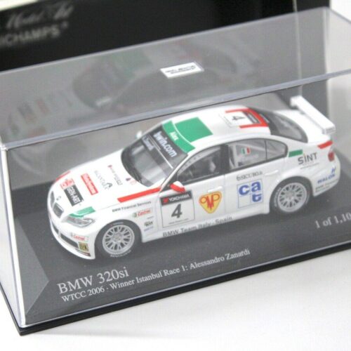 1:43 Minichamps BMW 320si WTCC 2006 Winner Istanbul #4
