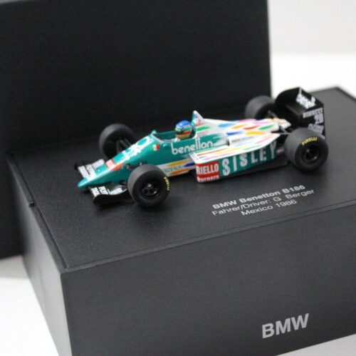 1:43 Minichamps BMW Benetton 186 Berger Mexico DEALER VERSION