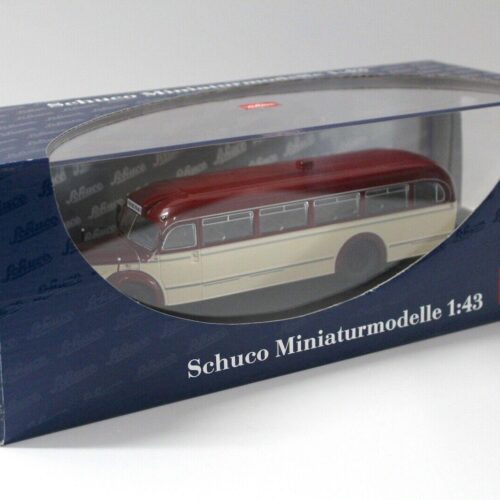1:43 Schuco Mercedes O6600 Bus beige/ red