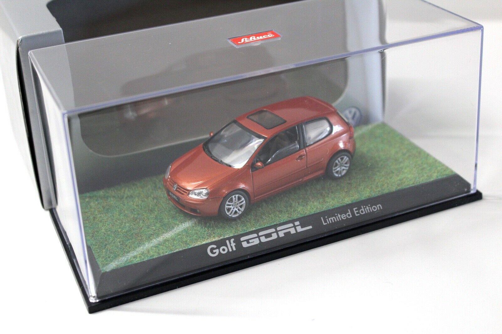 1:43 Schuco VW Golf V 5 Goal orange DEALER VERSION