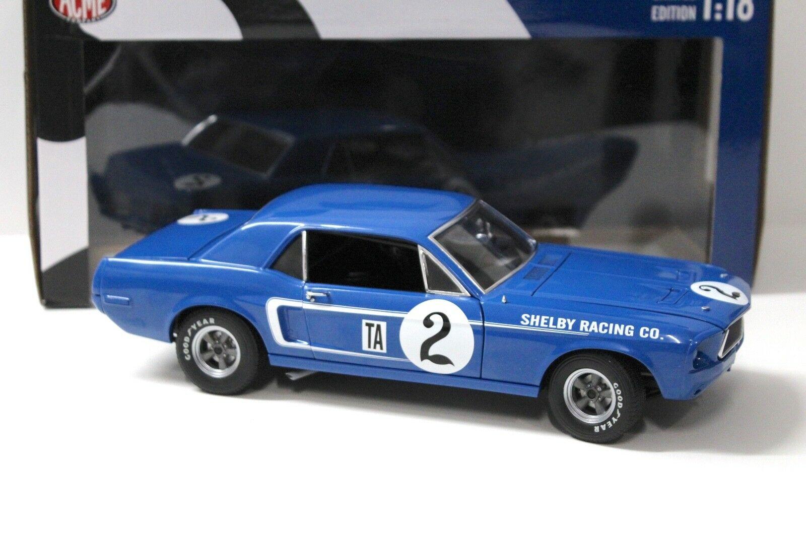1:18 ACME Ford Dan Gurney Mustang #2 blue 1968 Shelby