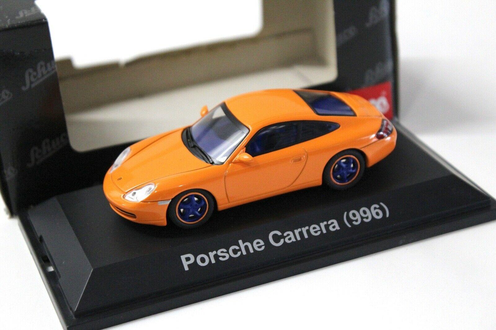 1:43 Schuco Porsche 911 (996) Coupe orange "MODELLFAHRZEUG"