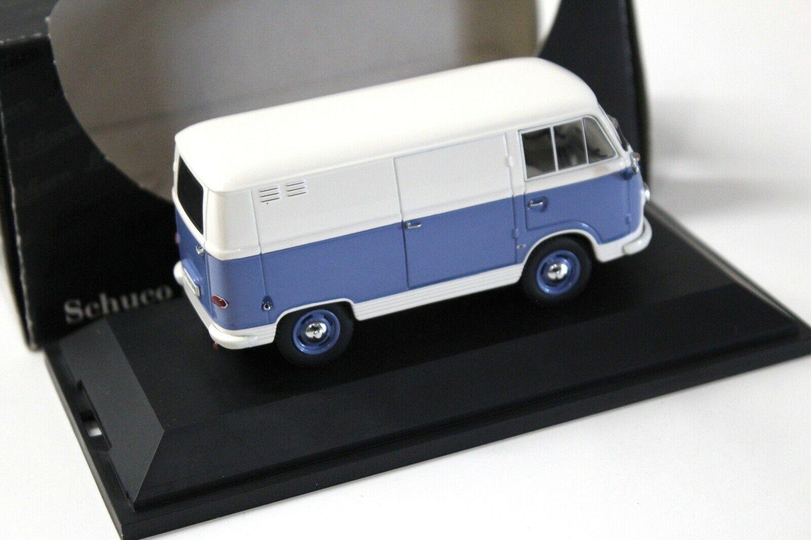 1:43 Schuco Ford Taunus Transit Kasten white/blue