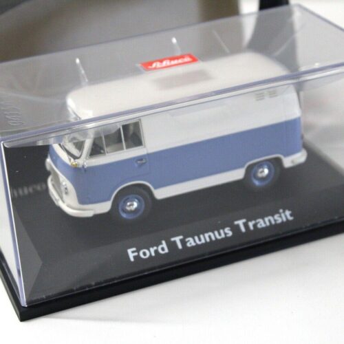 1:43 Schuco Ford Taunus Transit Kasten white/blue