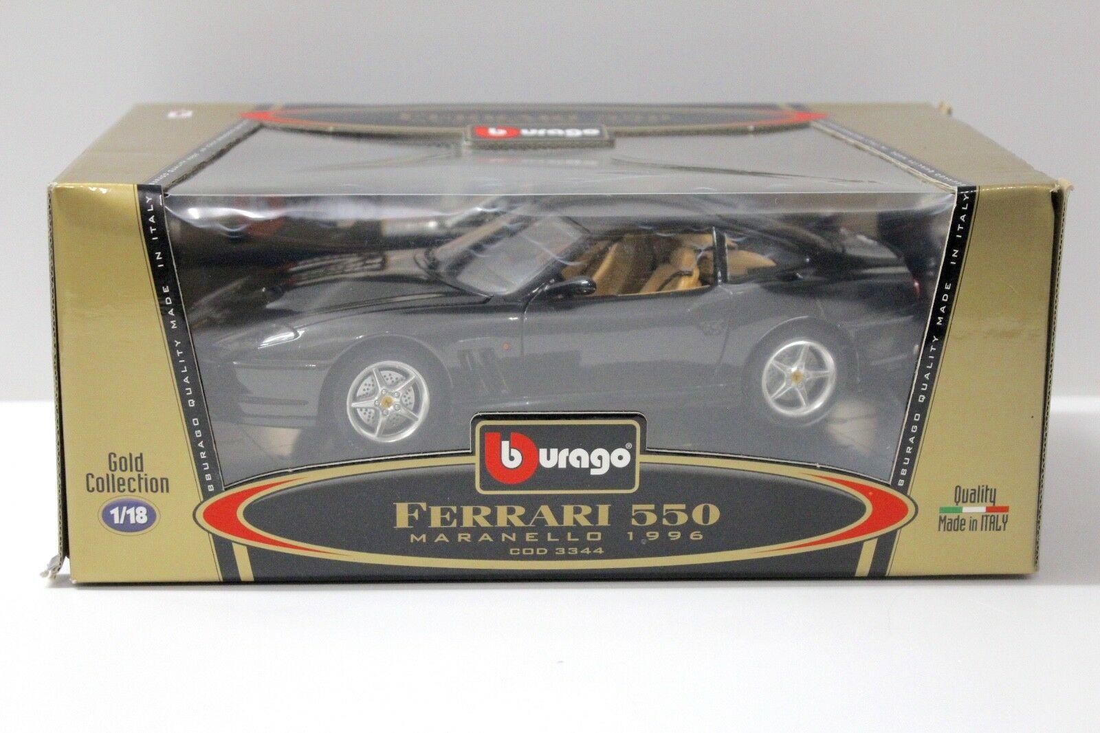 1:18 Bburago Ferrari 550 Maranello 1996 black