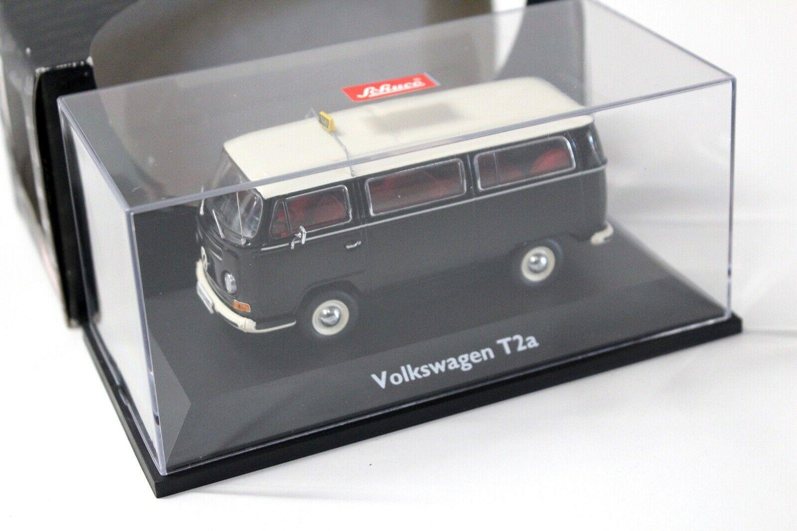 1:43 Schuco Volkswagen VW T2a TAXI black/beige