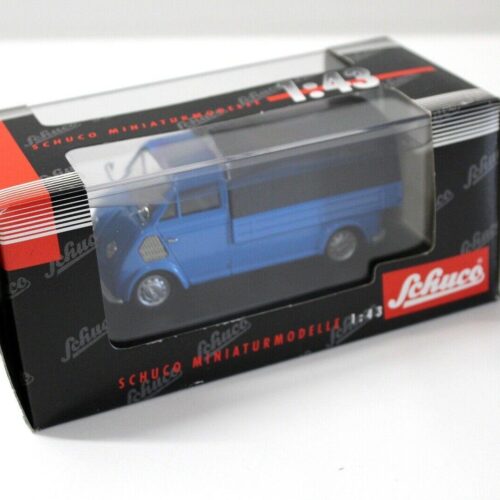 1:43 Schuco DKW Schnelllaster Pritsche/ Plane blue