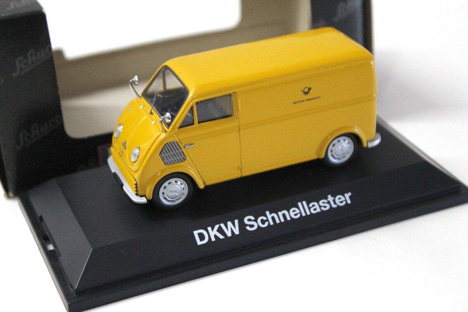 ID 51375 orig.jpg 1:43 Schuco DKW Schnelllaster Kasten Deutsche Bundespost yellow