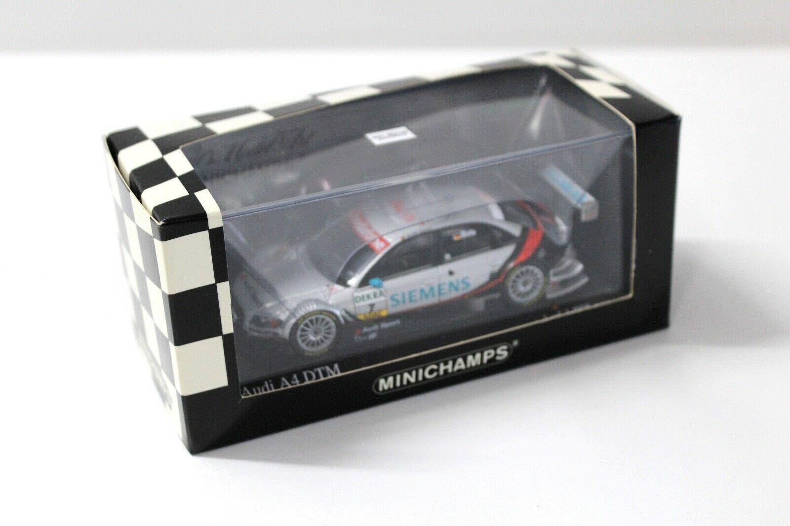 1:43 Minichamps Audi A4 DTM 2007 Biela #7 Siemens silver