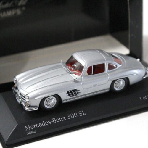 1:43 Minichamps Mercedes 300SL Flügeltürer 1955 silver