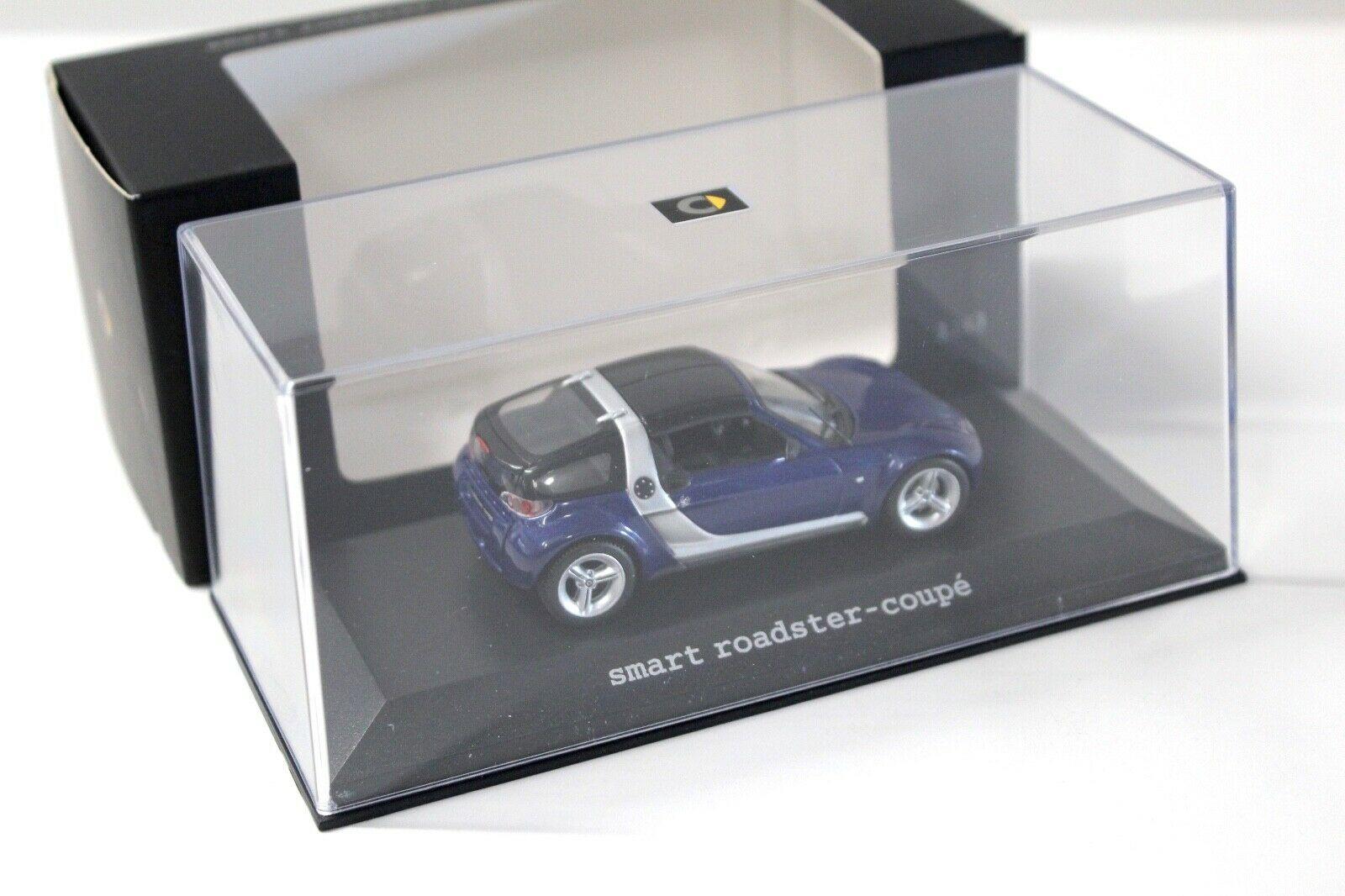 1:43 Minichamps Smart Roadster Coupe blue DEALER VERSION