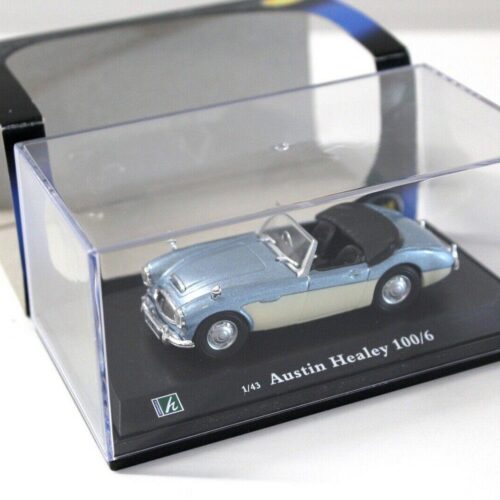 1:43 Cararama Austin Healey 100/6 blue/white