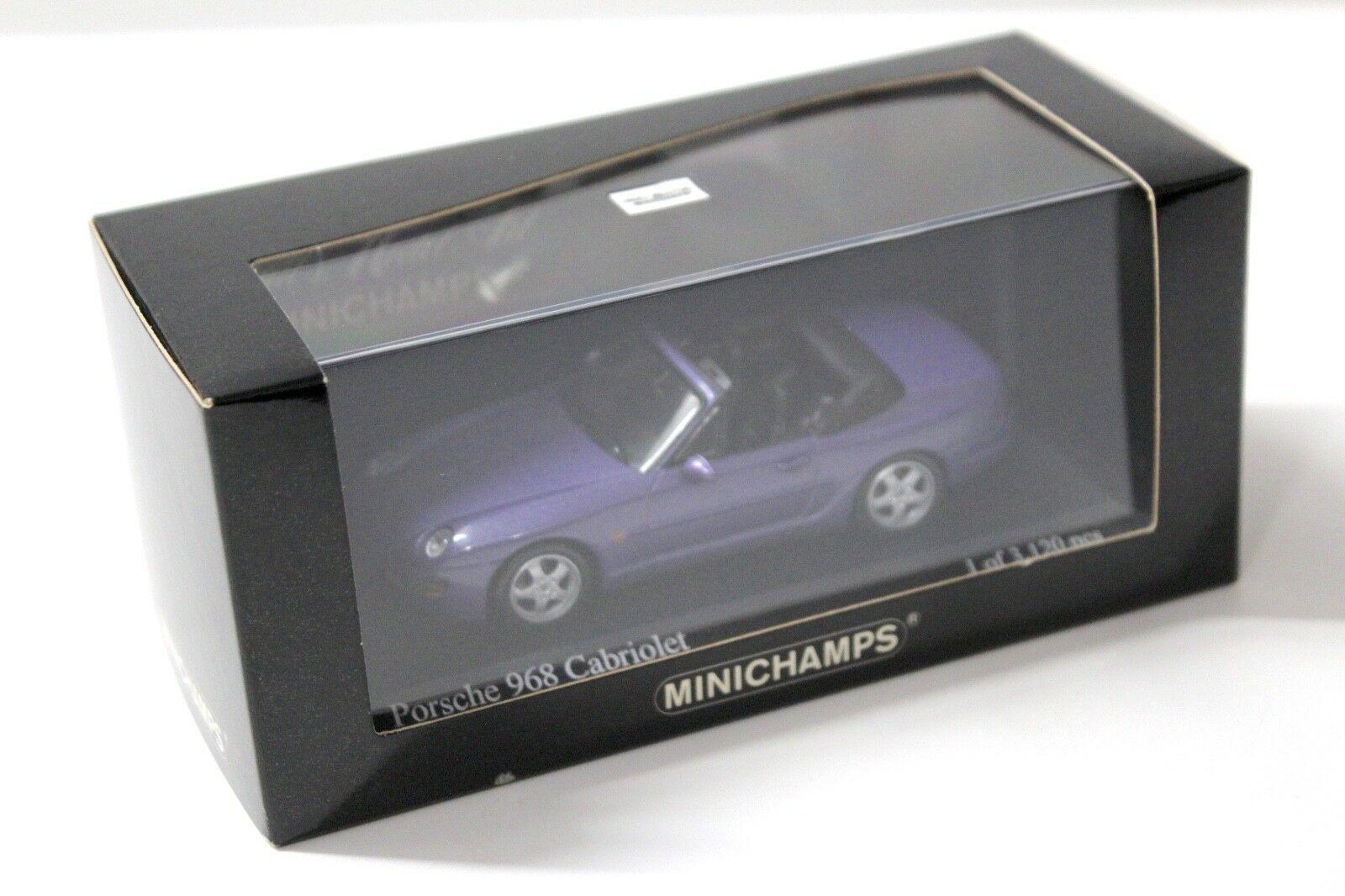 1:43 Minichamps Porsche 968 Cabriolet purple-blue