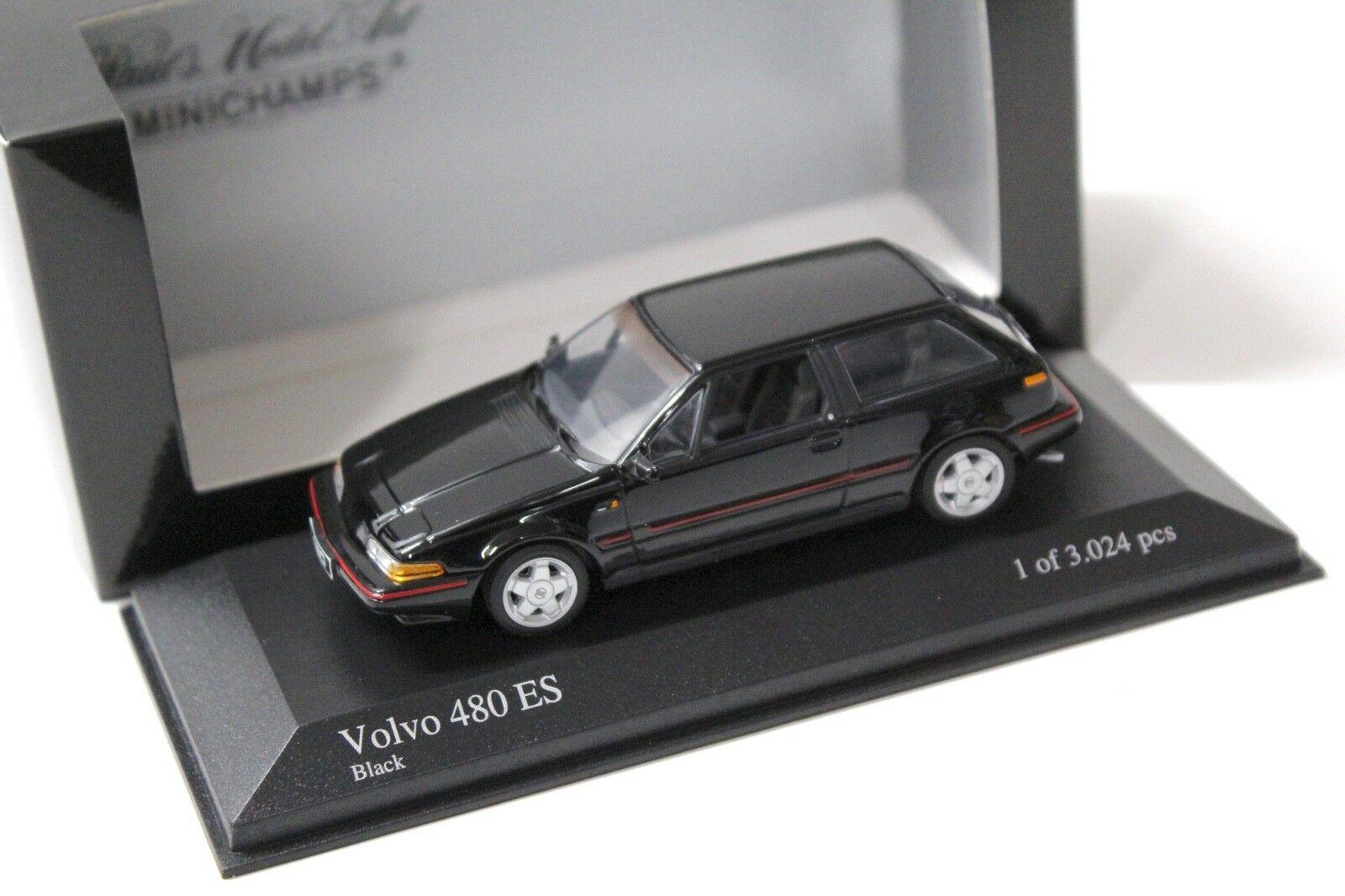 1:43 Minichamps Volvo 480 SE black 1986
