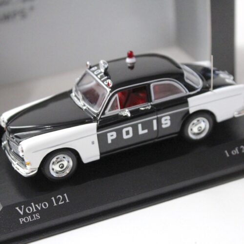 1:43 Minichamps Volvo 121 Amazon "Polis" Polizei white/ black