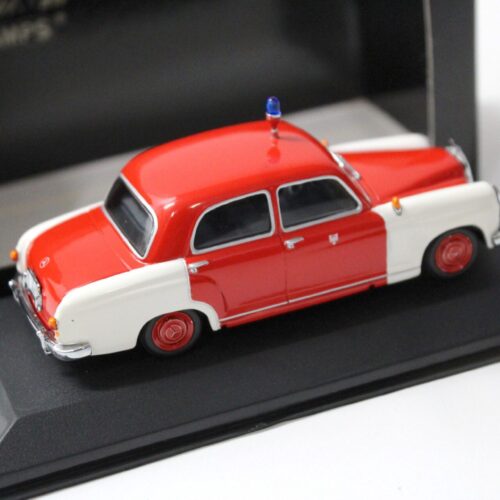 1:43 Minichamps Mercedes 180 Ponton Feuerwehr Frankfurt red/ white