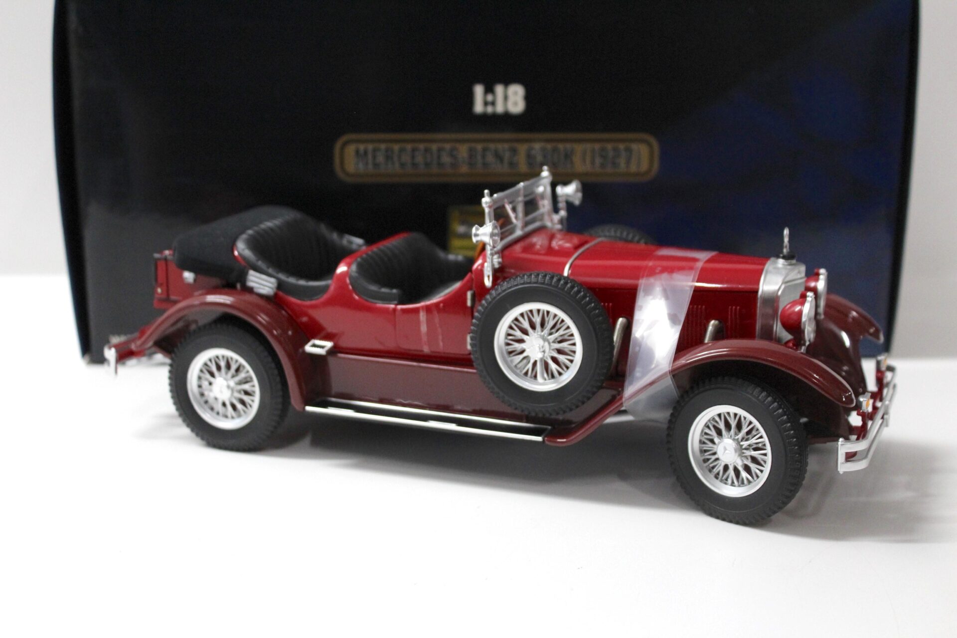 1:18 Ricko Mercedes 630K Cabrio 1927 dark red
